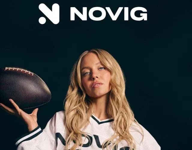 Sydney Sweeney in Novig ad