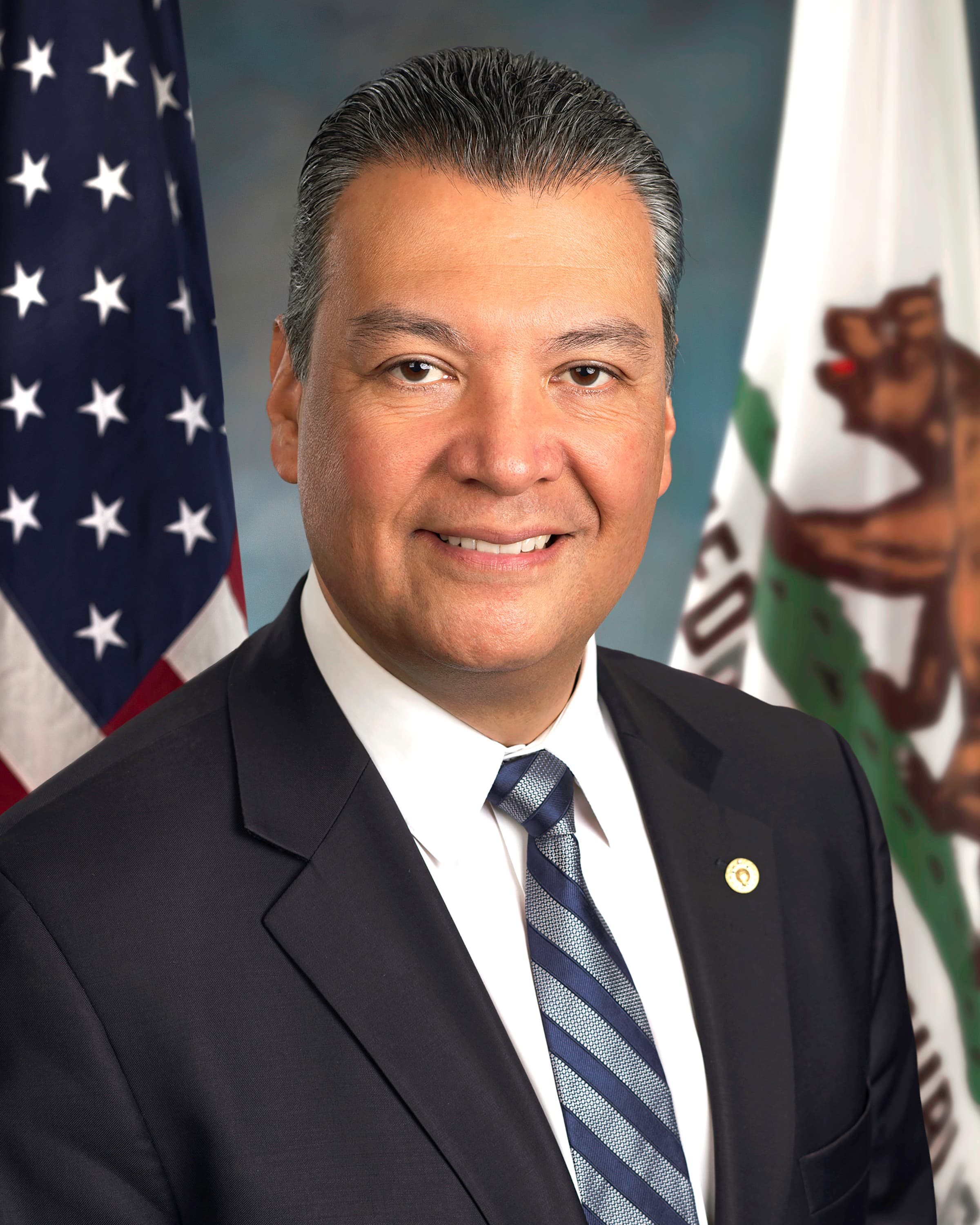 Official Senate portrait of Alex Padilla
