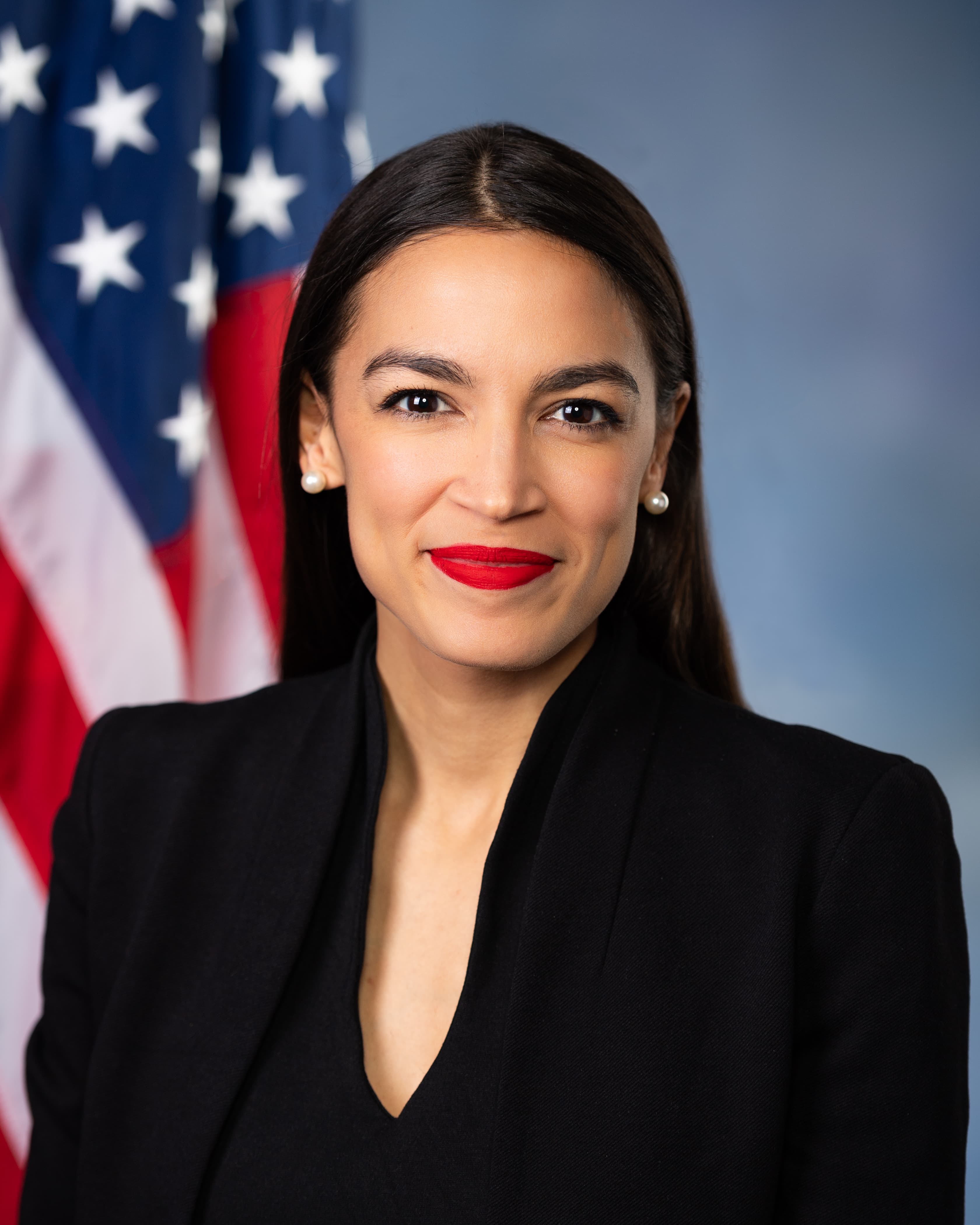 Alexandria Ocasio-Cortez official congressional portrait