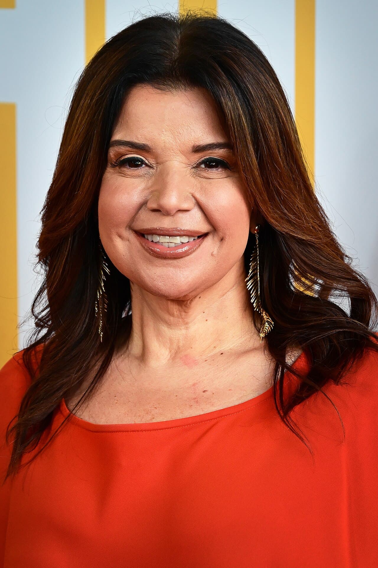 Ana Navarro smiling at a theater opening in 2026