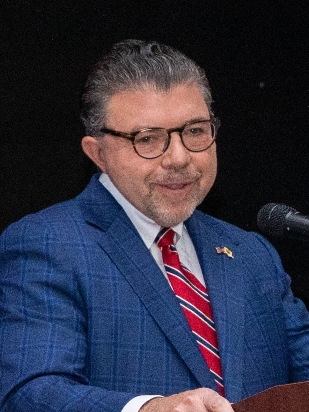 New Jersey State Senator Anthony M. Bucco at a Veterans Day event in Randolph, 2025