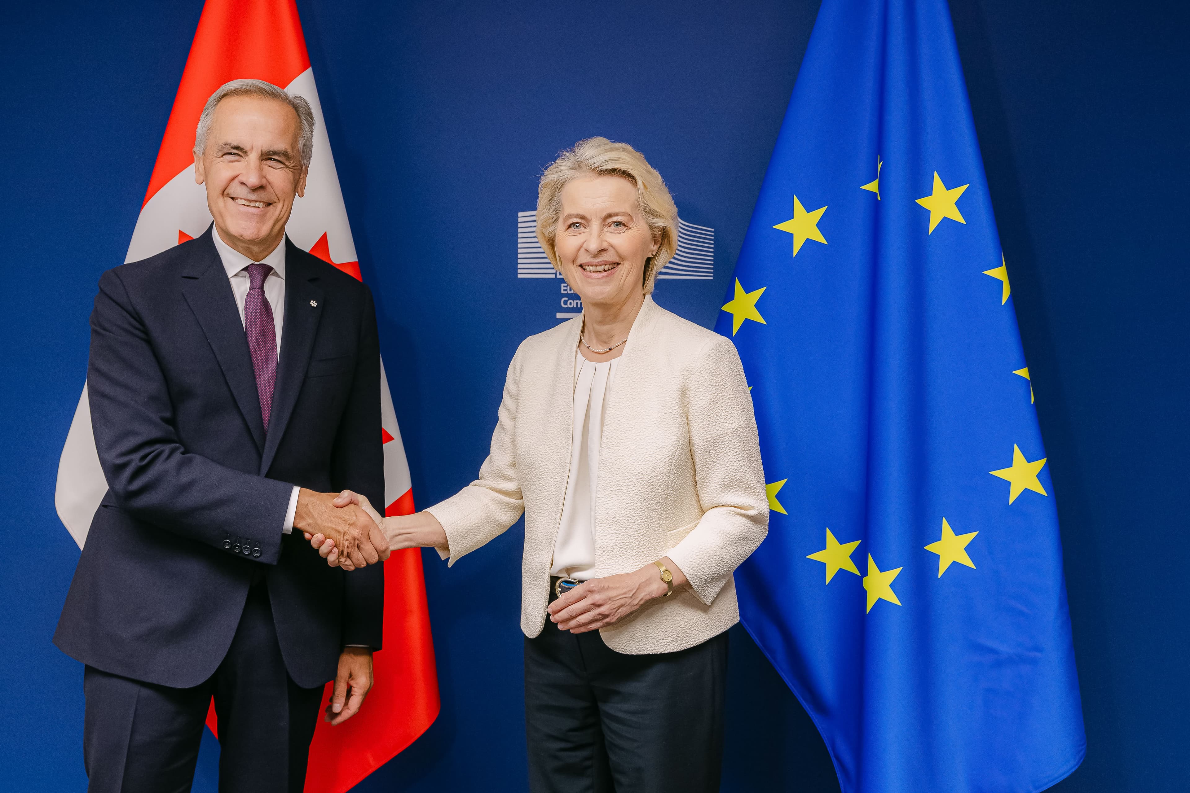 Mark Carney meets Ursula von der Leyen