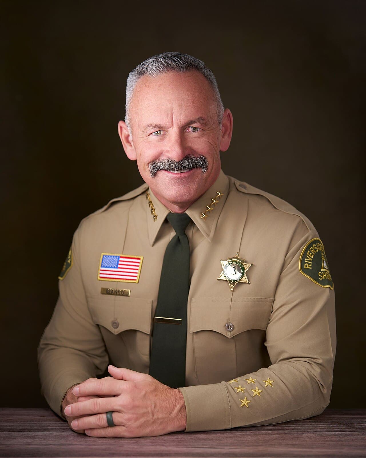 Official portrait of Riverside County Sheriff Chad Bianco, 2025