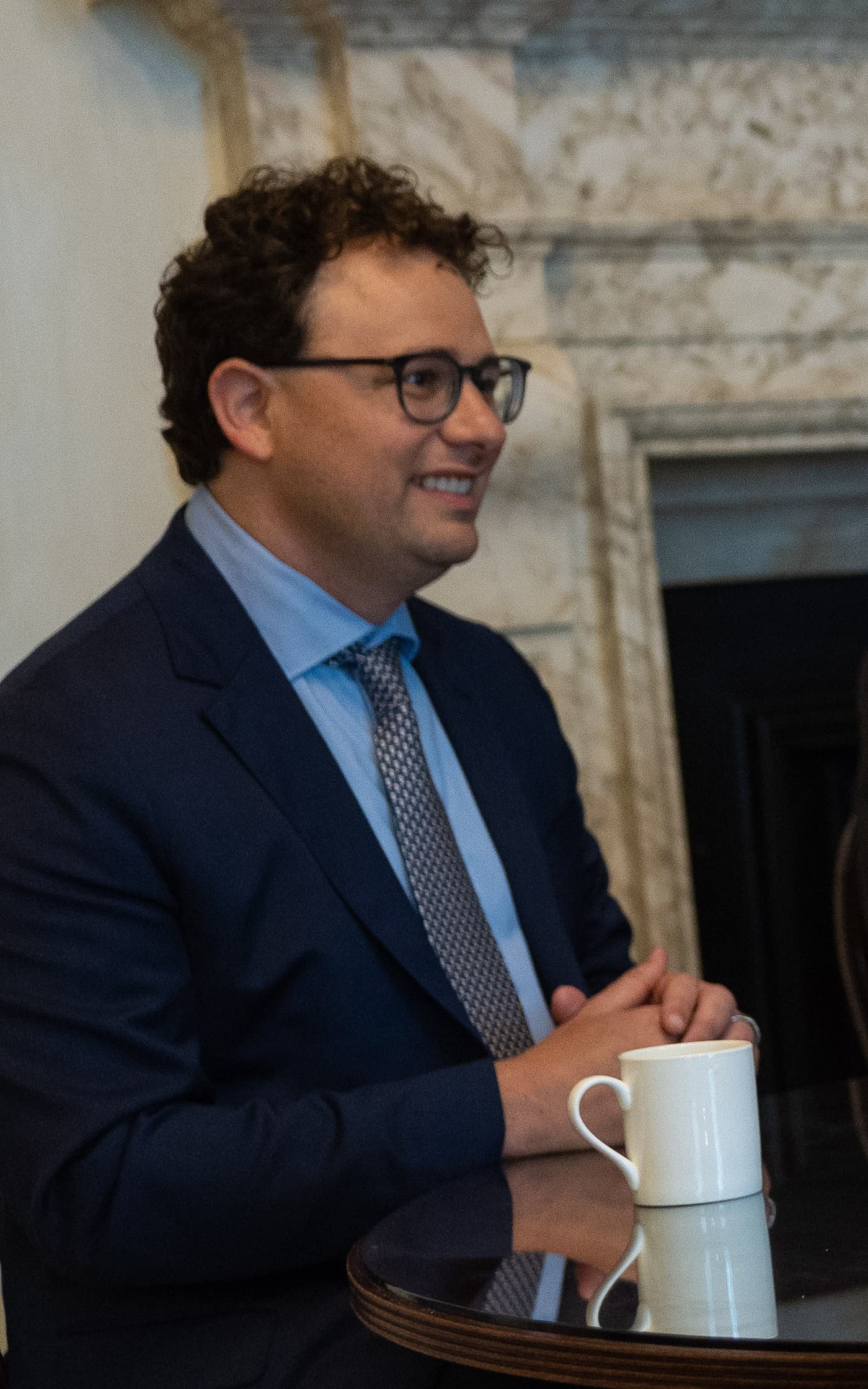 Dario Amodei at 10 Downing Street 2023