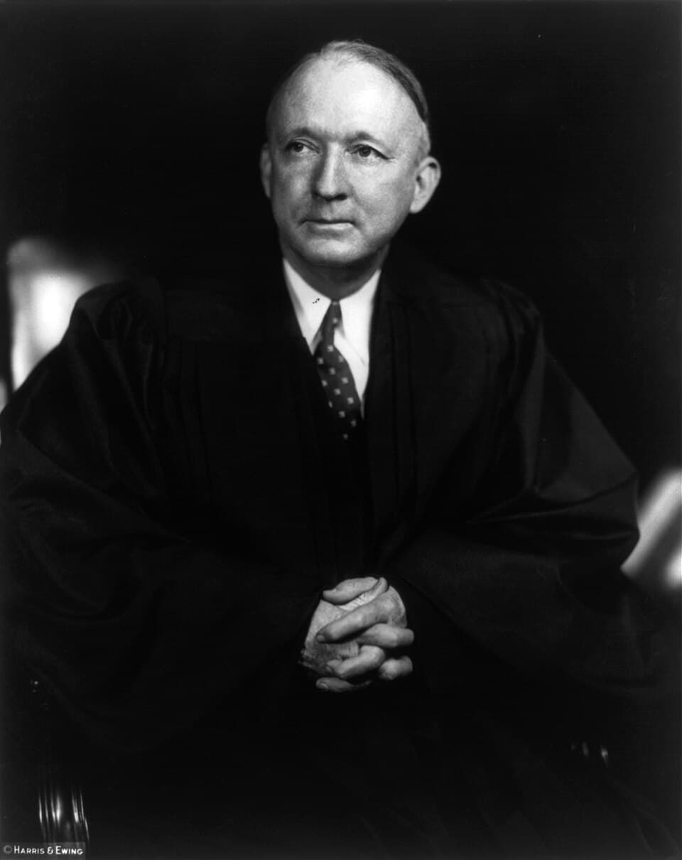 Hugo Black in judicial robes, 1937