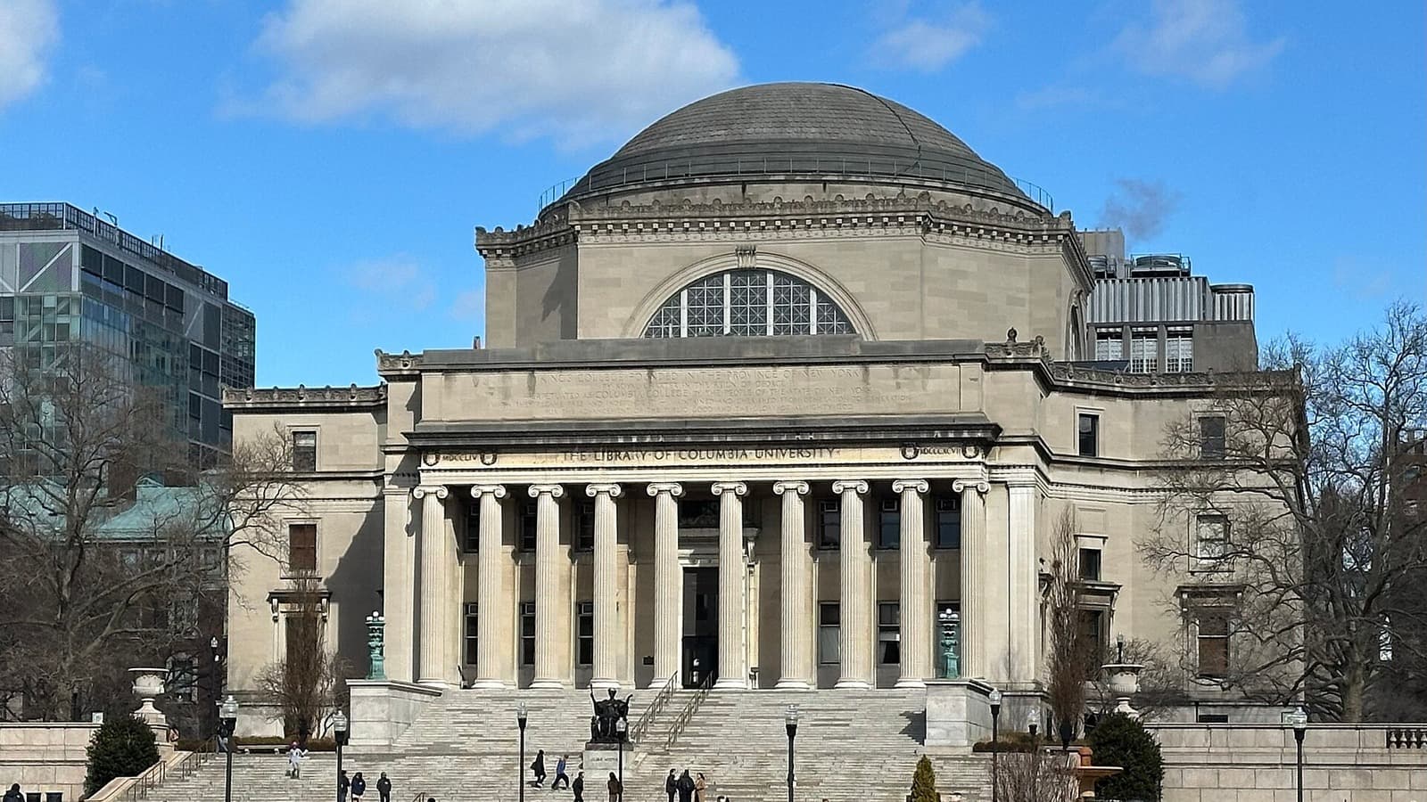 Low Memorial Library and its steps on Columbia University's campus.