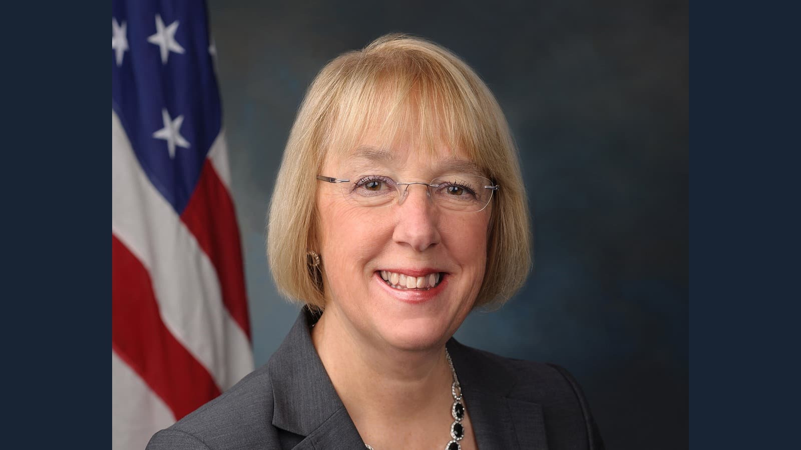Patty Murray in her official U.S. Senate portrait.