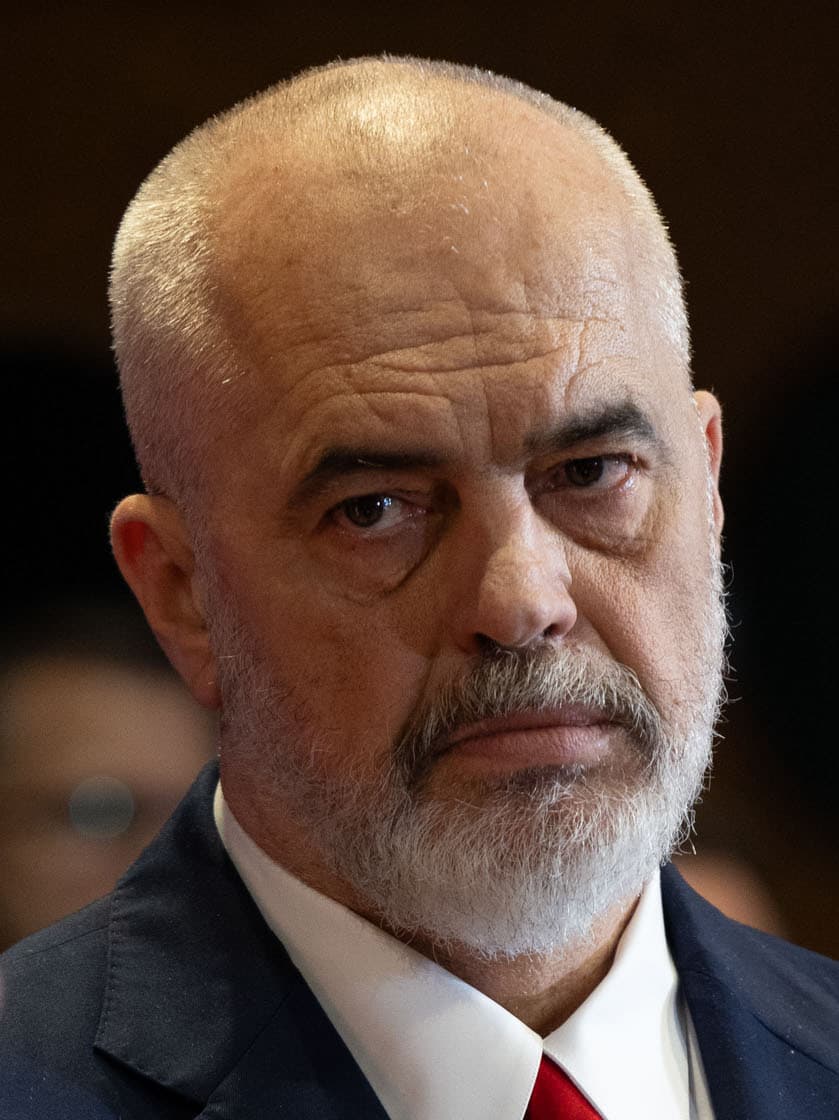 Edi Rama portrait.