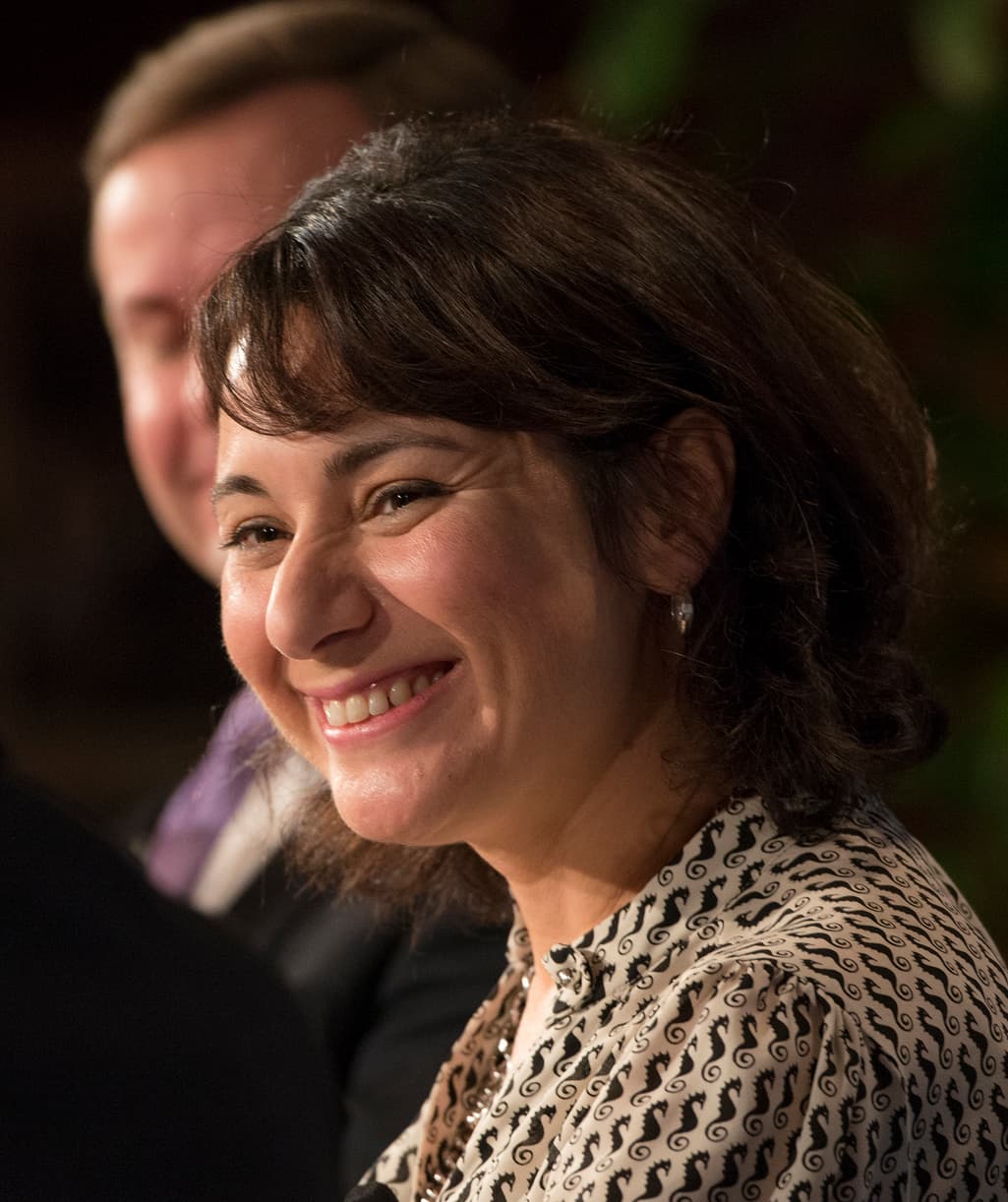 Gina Hinojosa at LBJ Library forum, February 2017