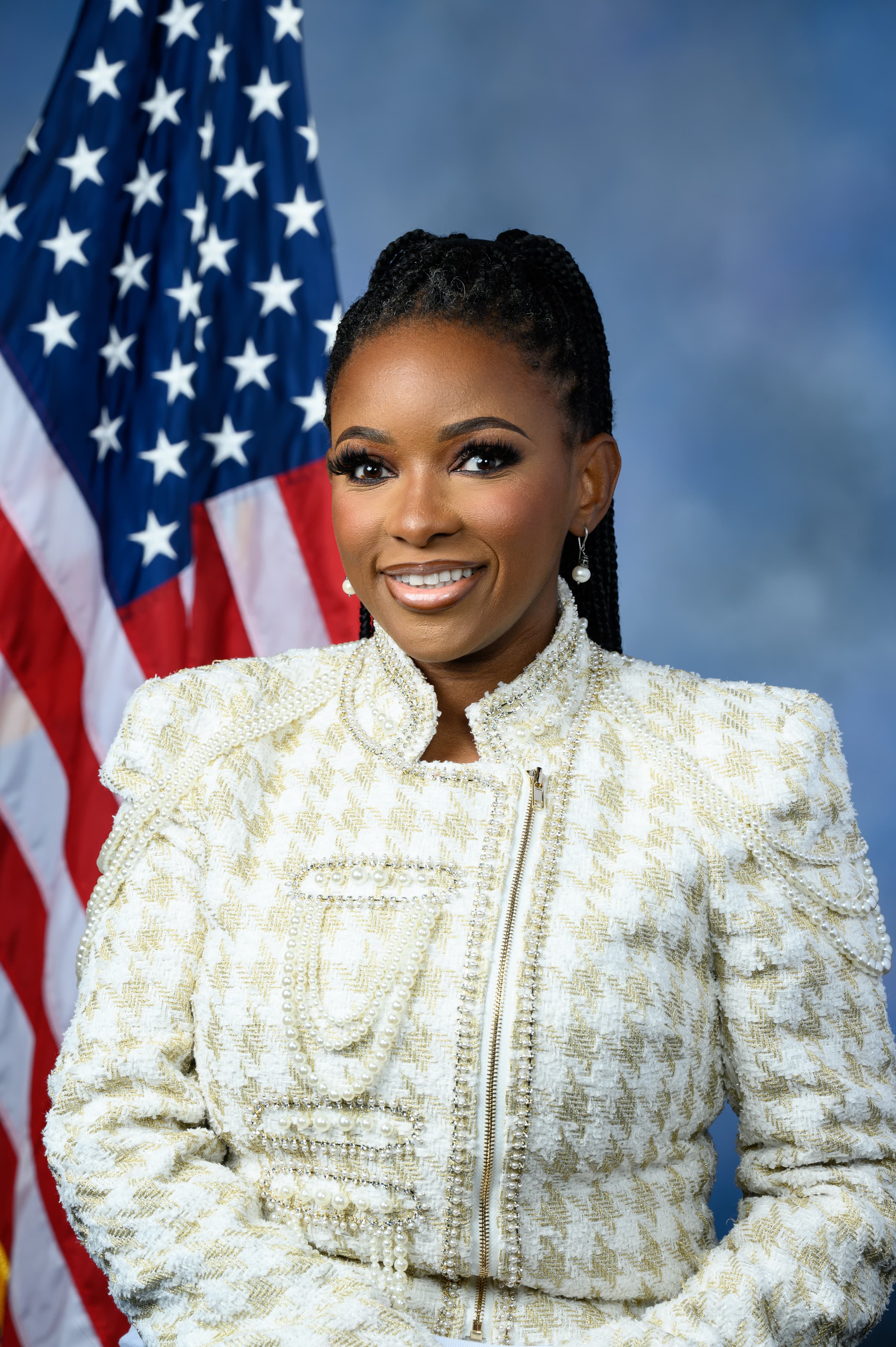 Official congressional portrait of Jasmine Crockett
