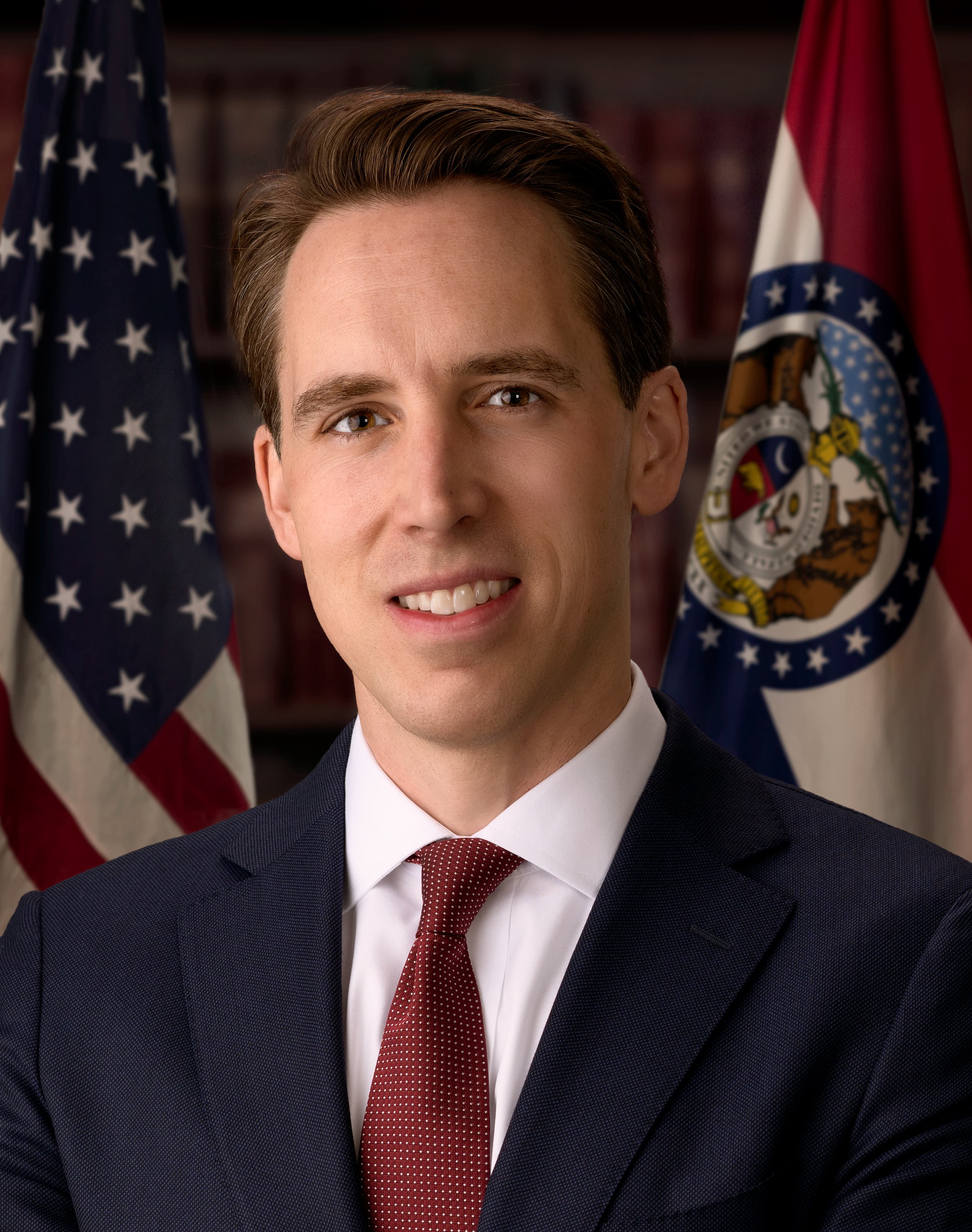 Josh Hawley official Senate portrait