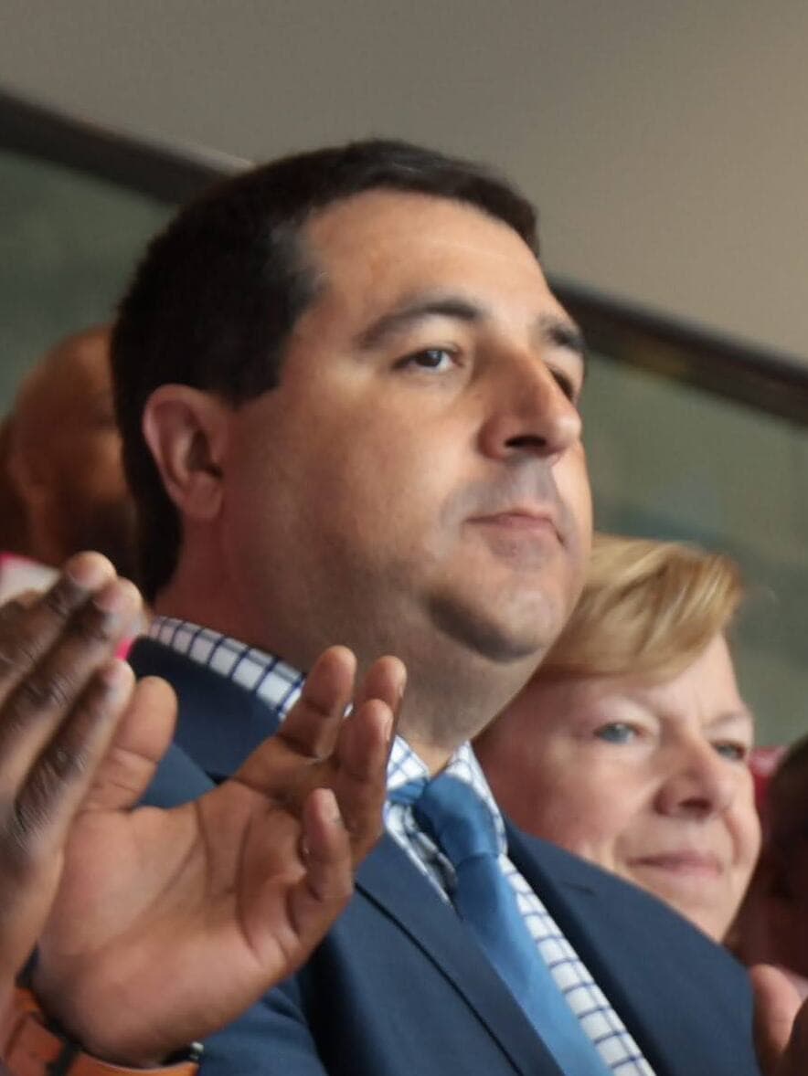 Josh Kaul at a public event in 2022.
