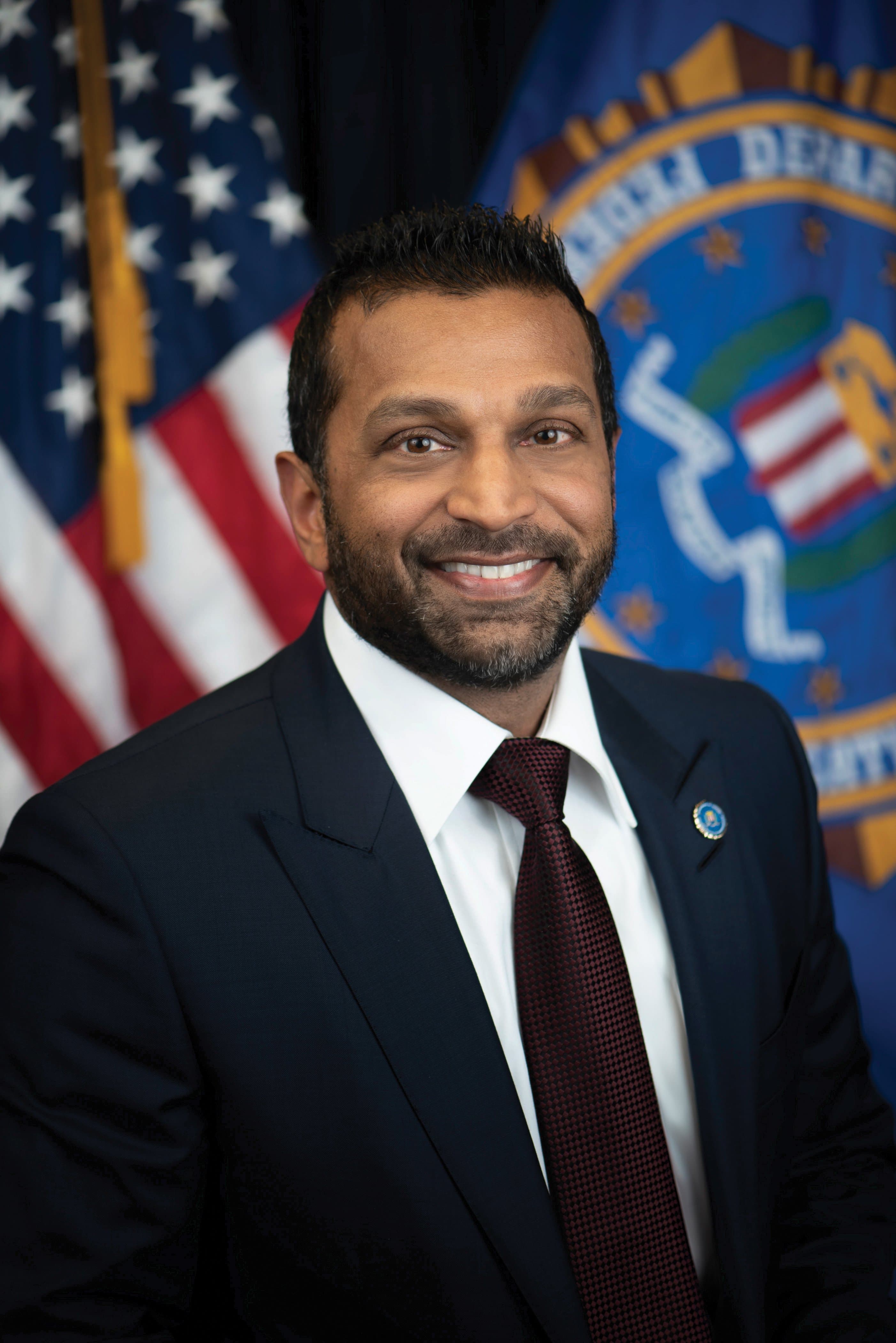 Official FBI portrait of Director Kash Patel