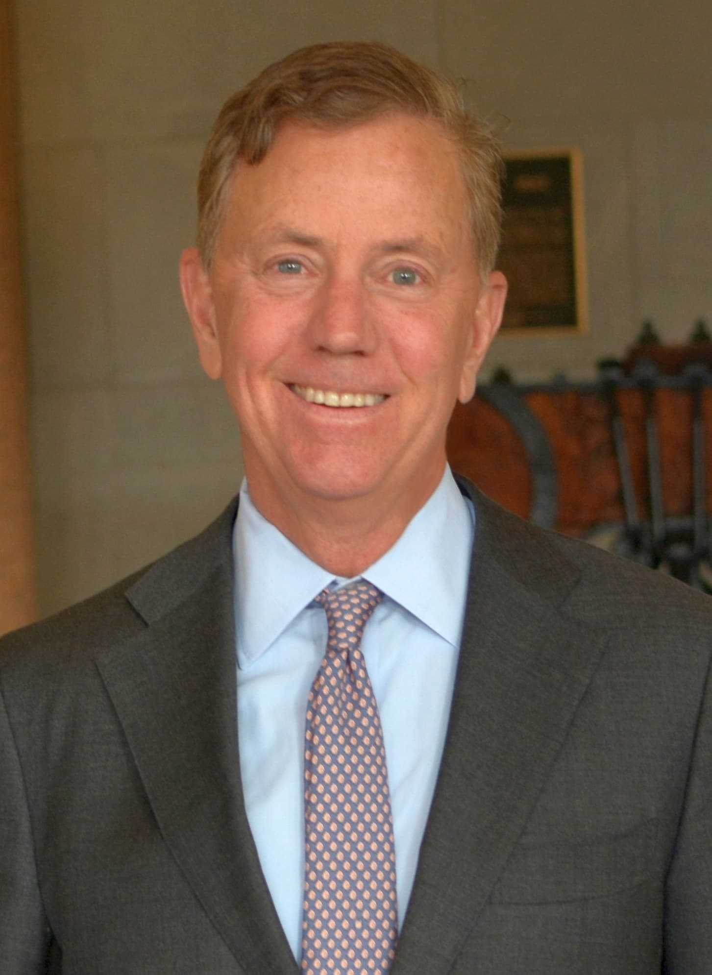 Official portrait of Connecticut Governor Ned Lamont