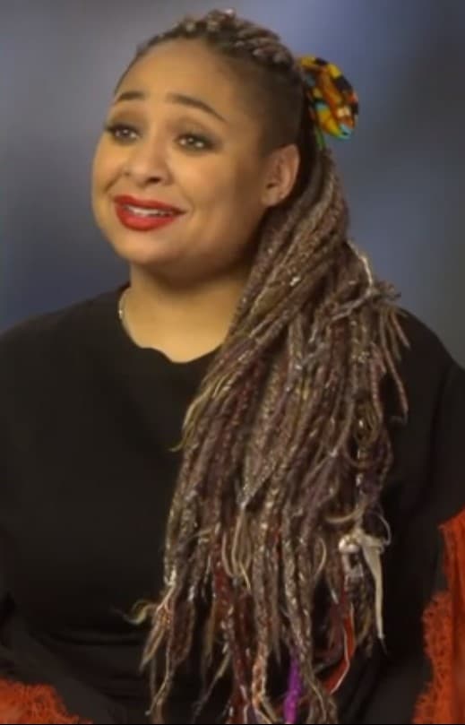 Raven-Symone smiling during a 2019 interview.