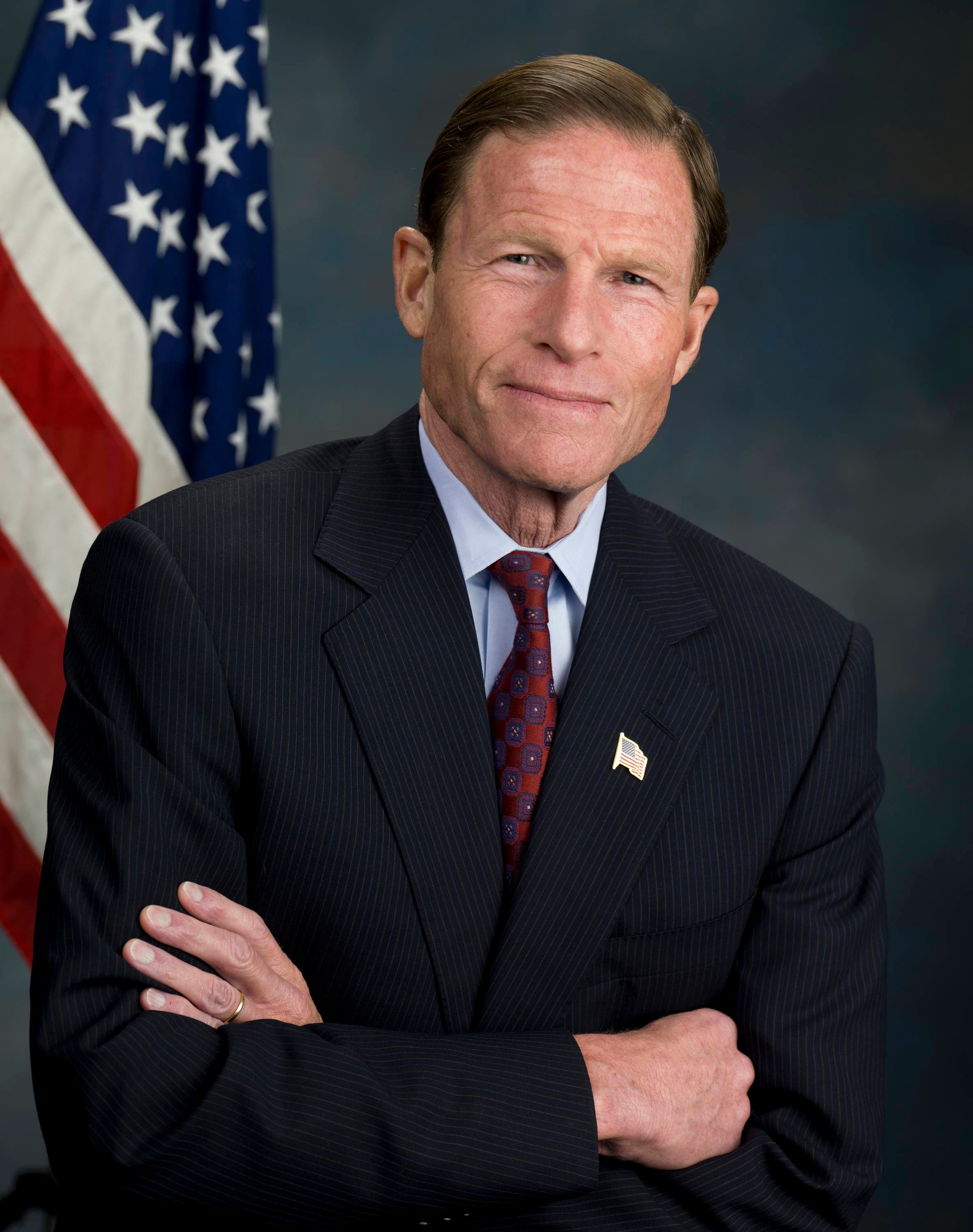 Official Senate portrait of U.S. Senator Richard Blumenthal