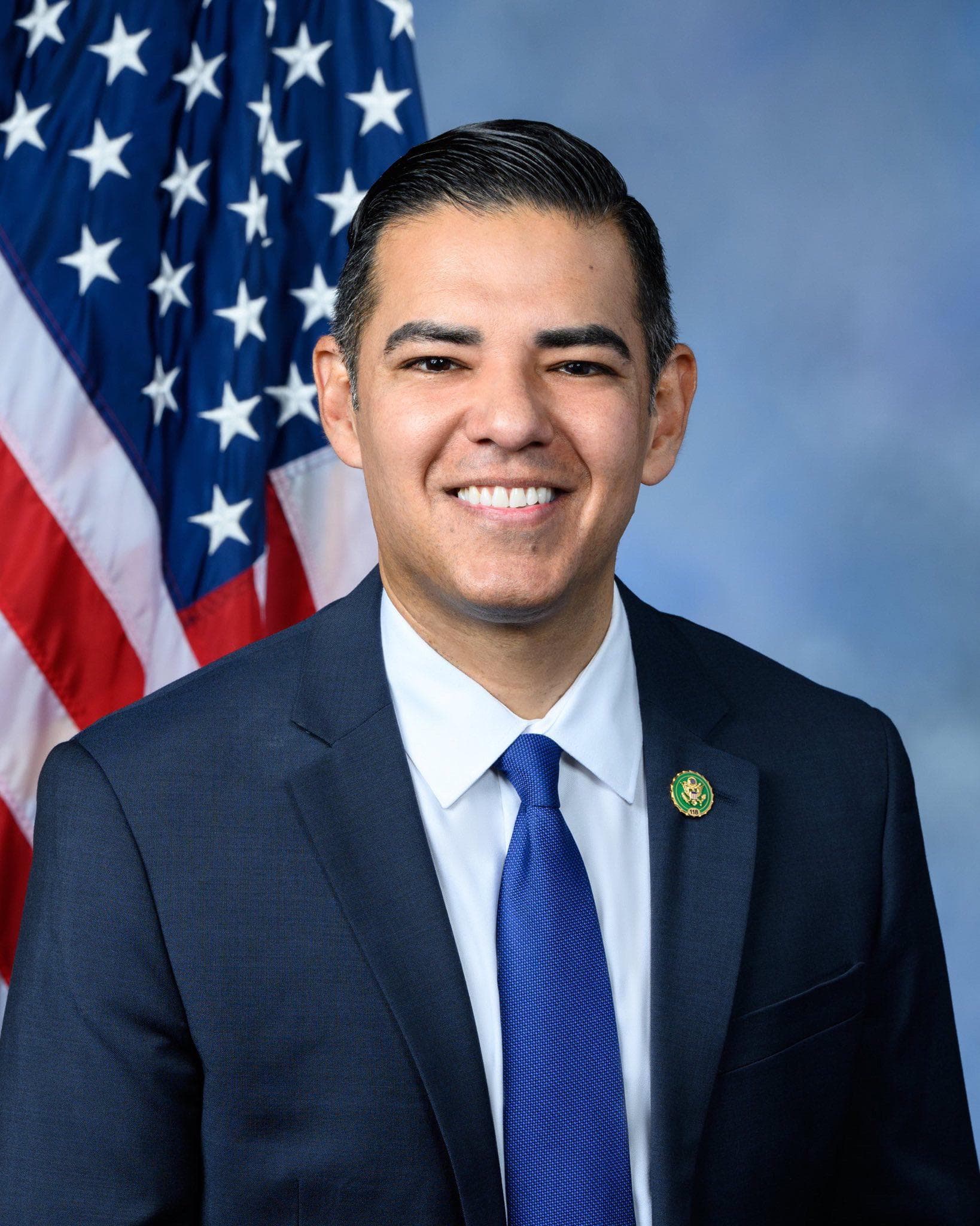 Official congressional portrait of Rep. Robert Garcia