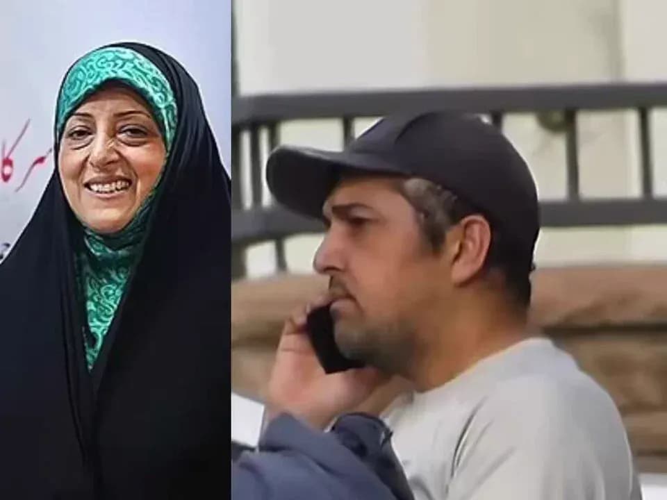 Video thumbnail showing two people discussed in the Hashemi–Tahmasebi case