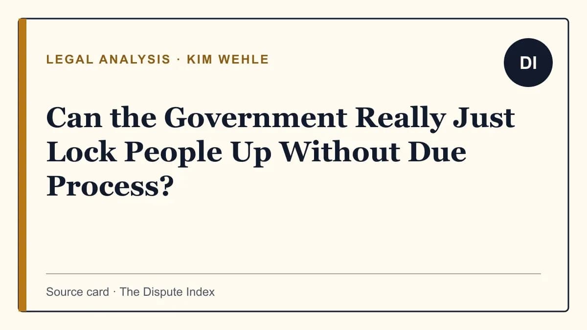 Source card for Kim Wehle’s due-process analysis