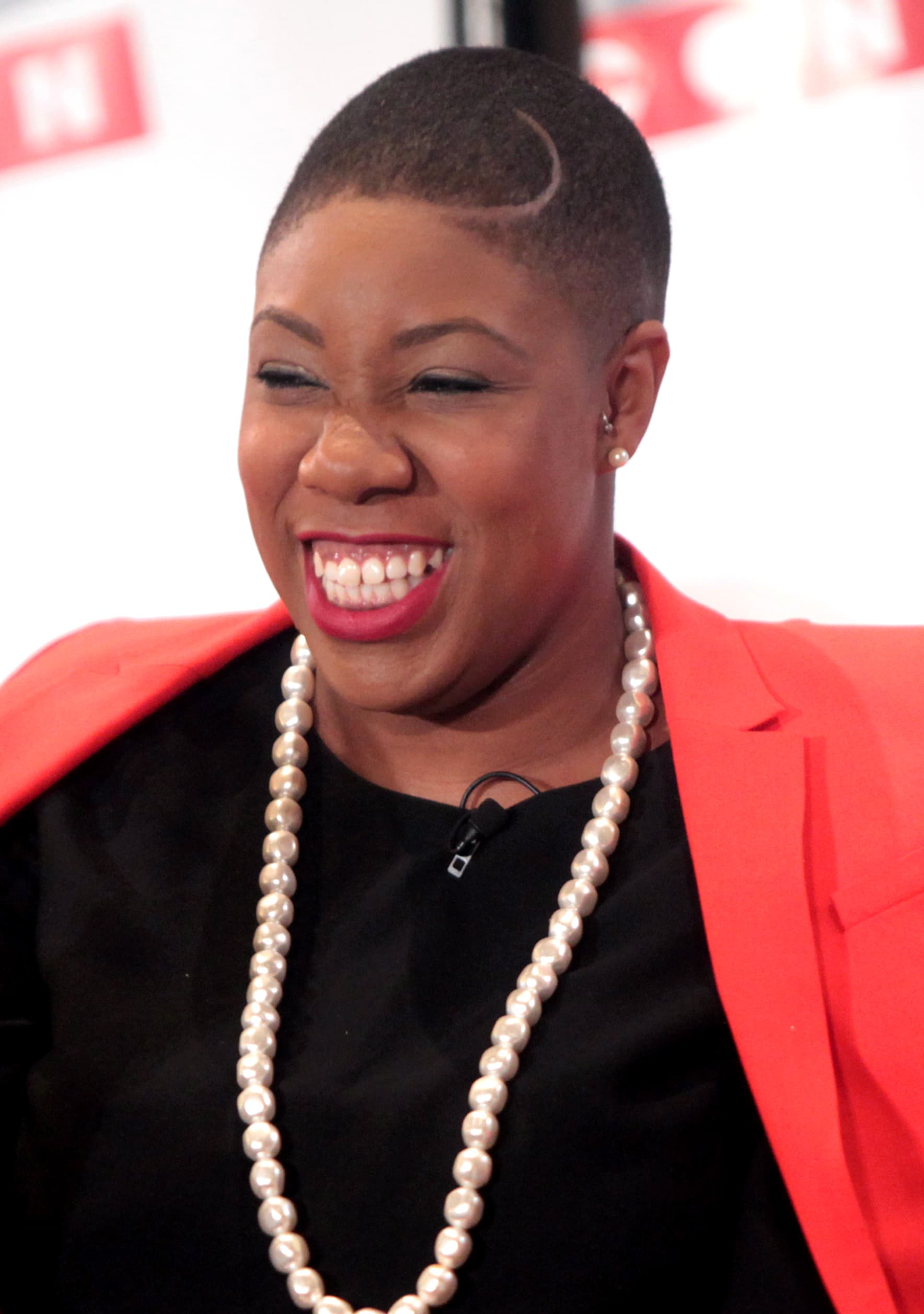 Symone Sanders speaking at Politicon 2016