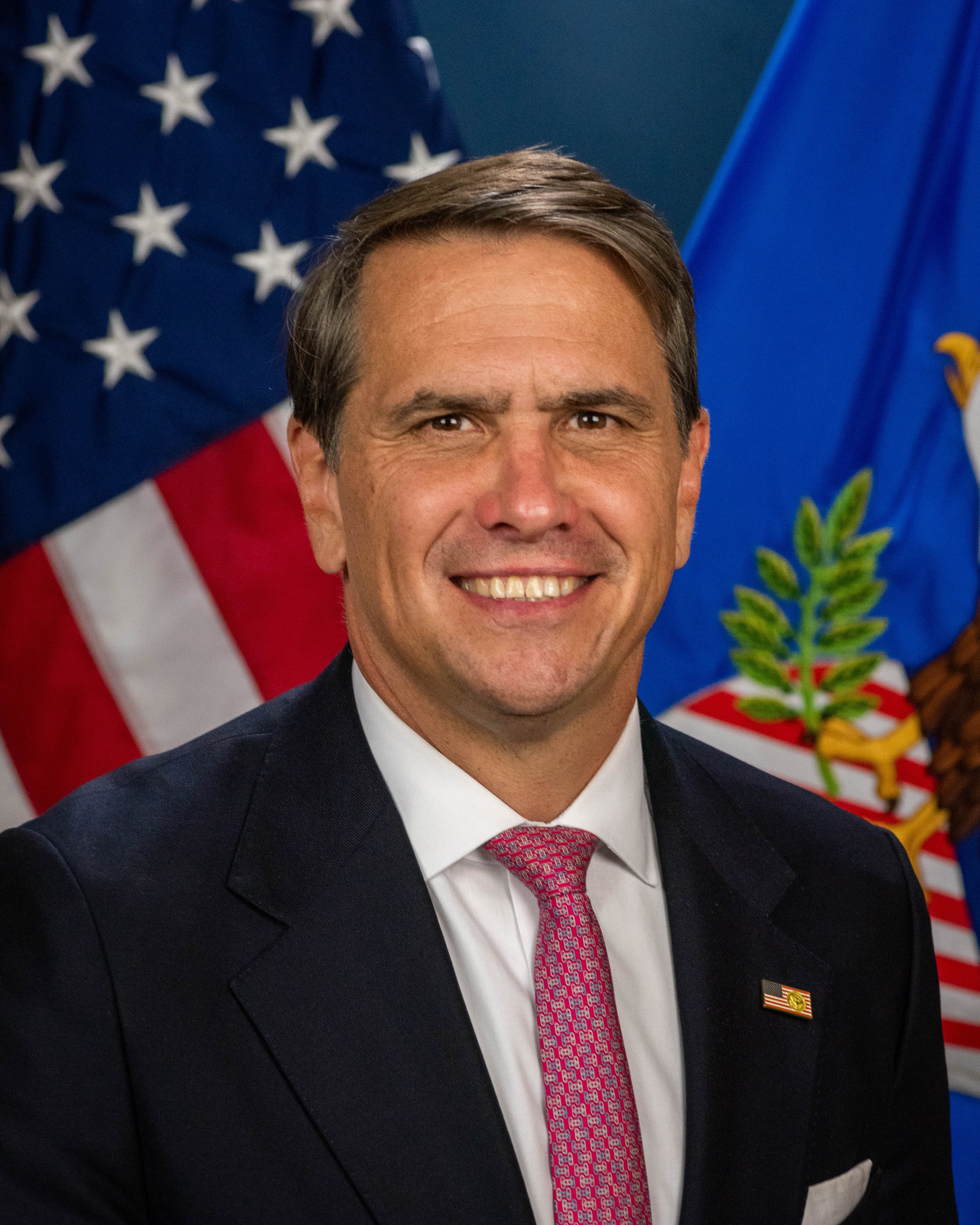 Official U.S. Department of Justice portrait of Deputy Attorney General Todd Blanche