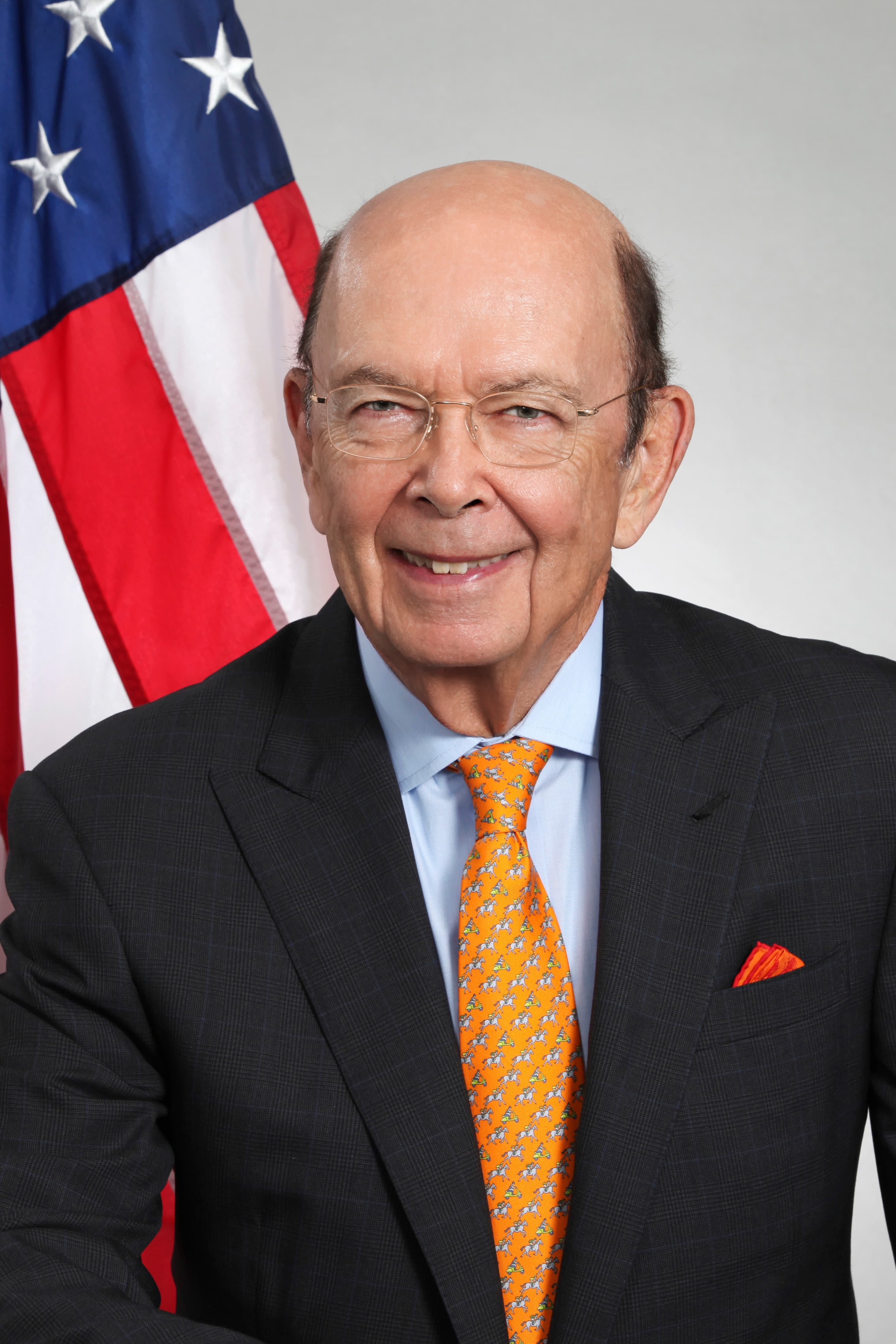 Wilbur Ross in his official Commerce Department portrait