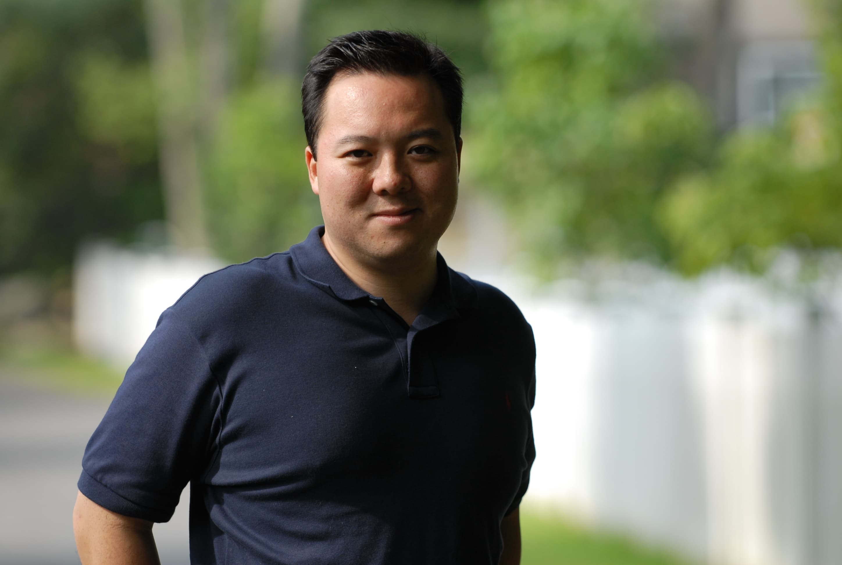 William Tong photographed in Stamford Connecticut