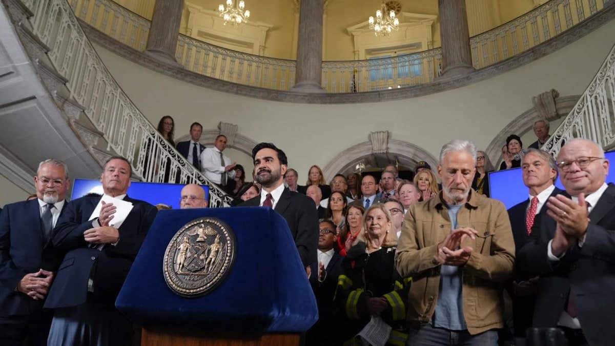 NYC Mayor’s Office press image from the September 2026 announcement releasing post-9/11 records.
