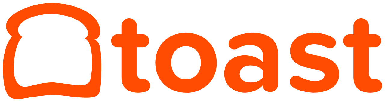 Toast logo in orange