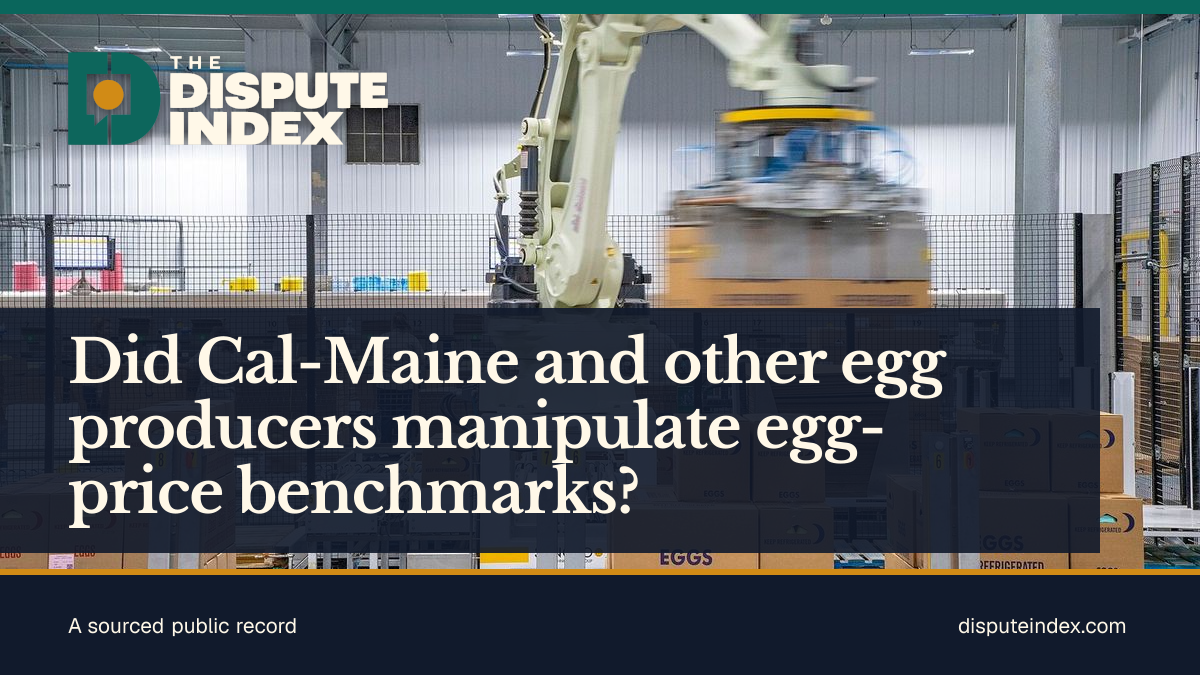 Share card: Did Cal-Maine and other egg producers manipulate egg-price benchmarks?