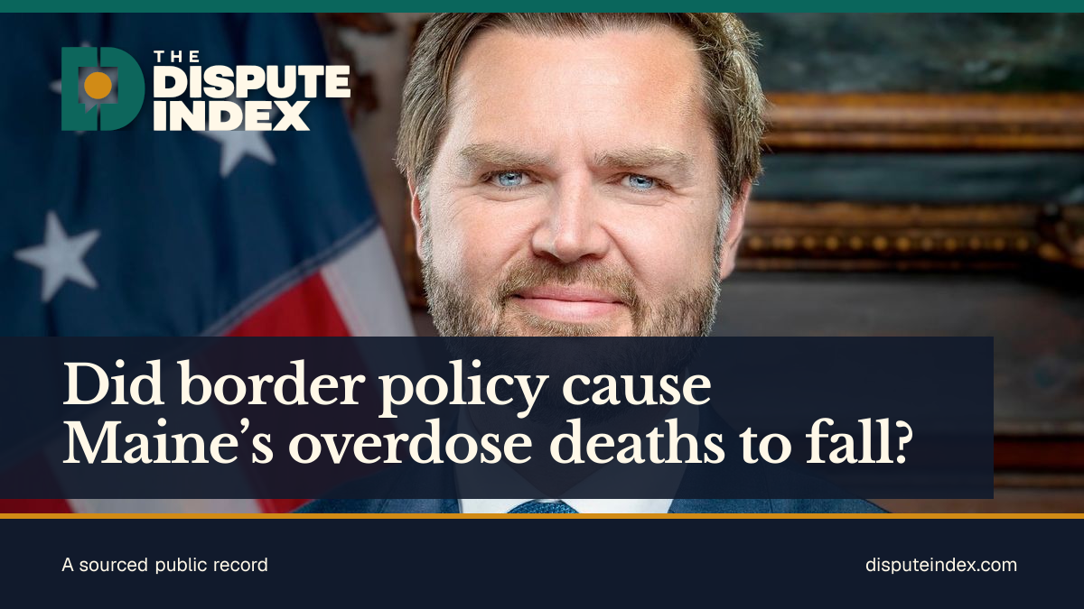 Share card: Did border policy cause Maine’s overdose deaths to fall?