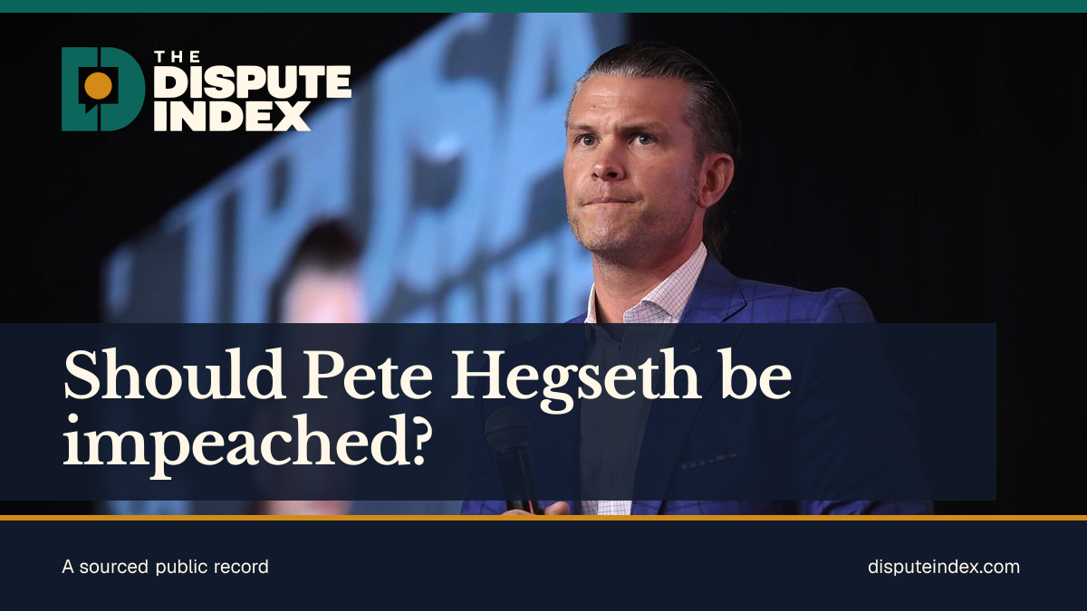 Share card: Should Pete Hegseth be impeached?