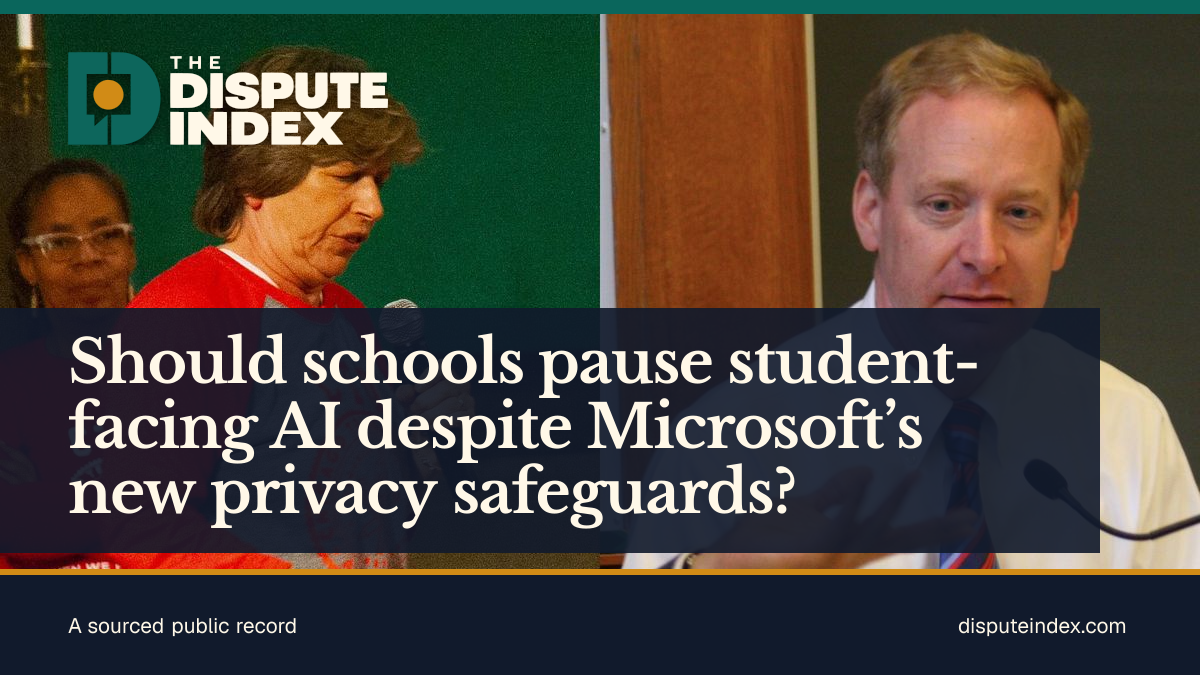 Share card: Should schools pause student-facing AI despite Microsoft’s new privacy safeguards?