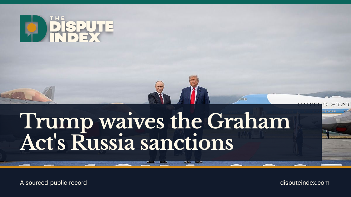 Share card: Trump waives the Graham Act's Russia sanctions