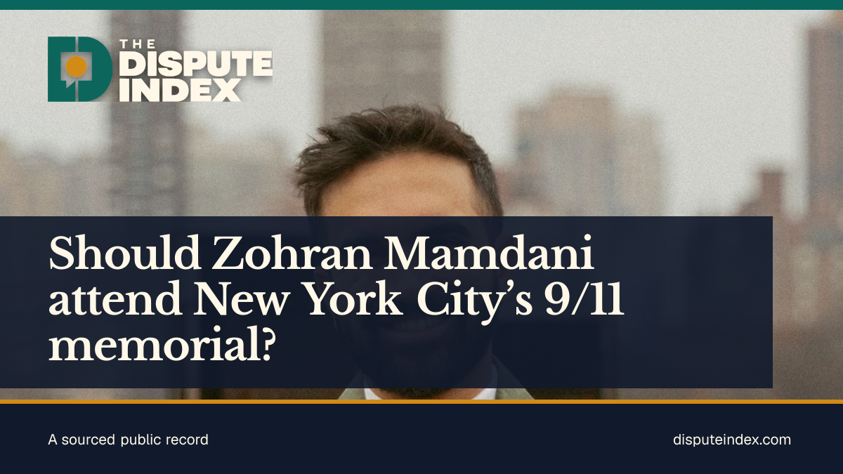 Share card: Should Zohran Mamdani attend New York City’s 9/11 memorial?