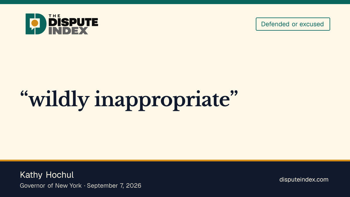 Quote card: Kathy Hochul, Kathy Hochul rejects Giuliani's call for Mamdani to skip 9/11 event