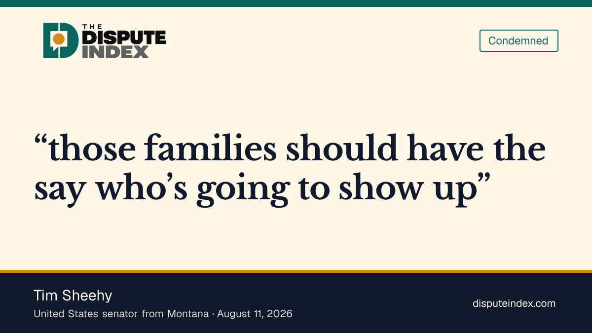 Quote card: Tim Sheehy, Tim Sheehy says 9/11 families should decide if Mamdani attends memorial