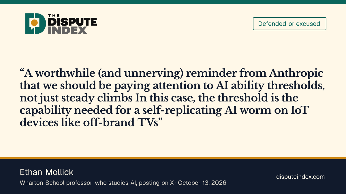 Quote card: Ethan Mollick, Ethan Mollick calls the research a worthwhile reminder
