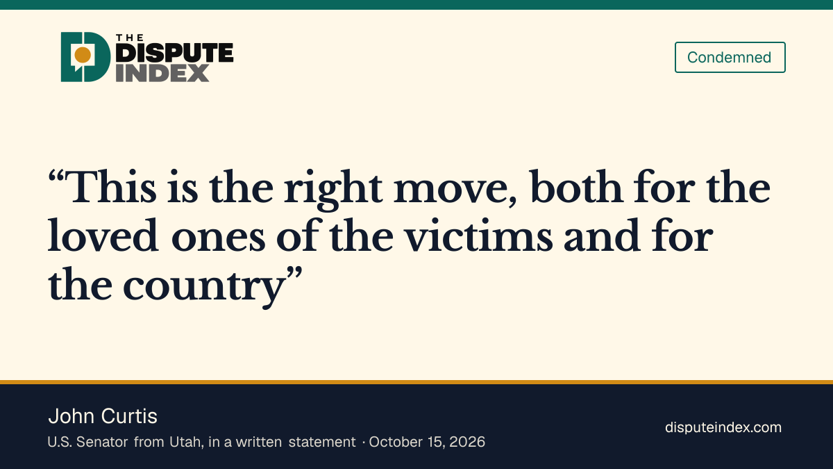 Quote card: John Curtis, Curtis calls the decision not to livestream "the right move"