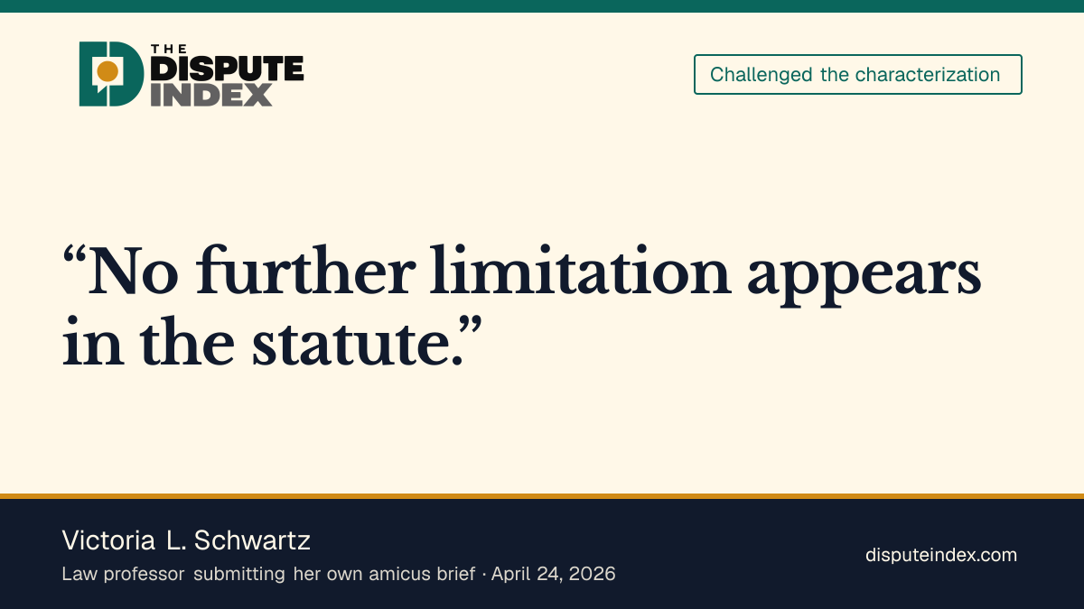 Quote card: Victoria L. Schwartz, Schwartz says VPPA consumer status does not require a video subscription