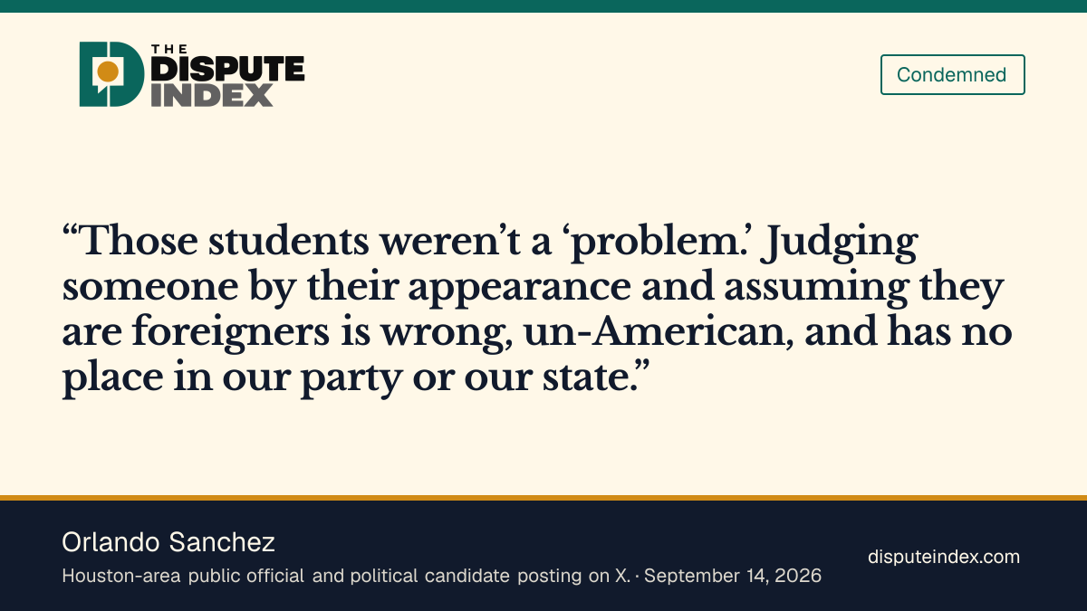 Quote card: Orlando Sanchez, Sanchez rejects French’s appearance-based inference