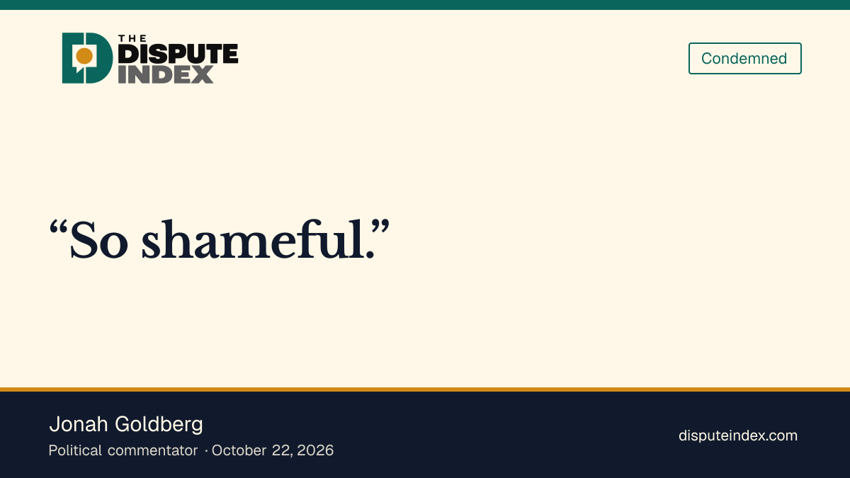 Quote card: Jonah Goldberg, Jonah Goldberg criticizes Vance's defense of Ramaswamy's ad