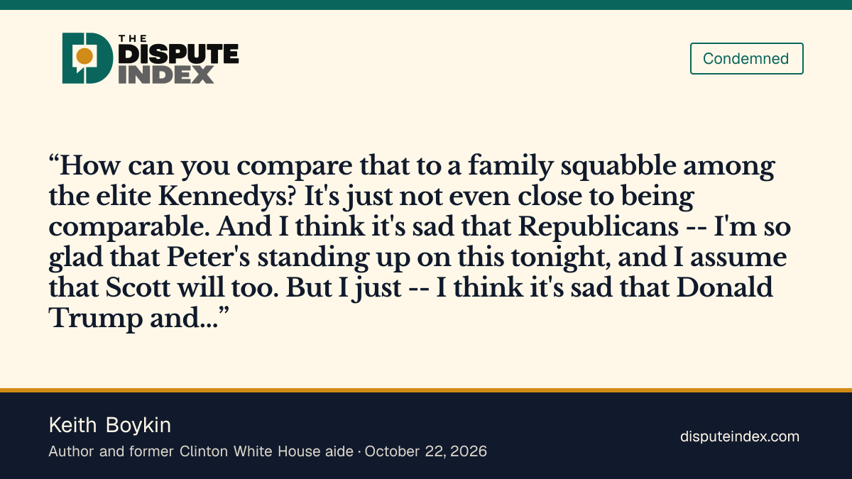Quote card: Keith Boykin, Keith Boykin criticizes Trump and Vance for doubling down on the ad's message