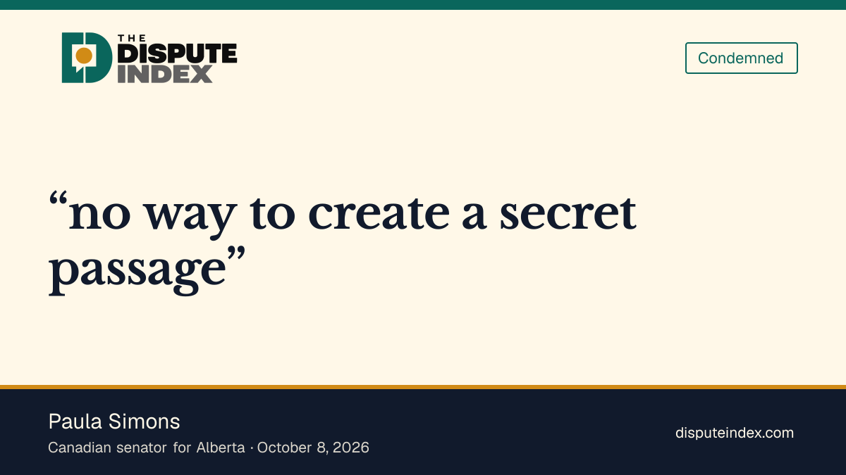 Quote card: Paula Simons, Simons warns Bill C-22's compelled capabilities would weaken cybersecurity