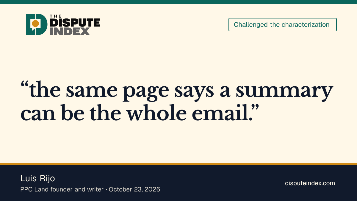 Quote card: Luis Rijo, Rijo questions Google's distinction between direct and derived data