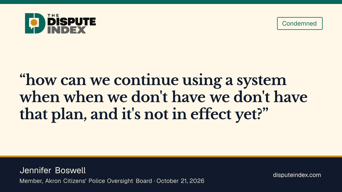 Quote card: Jennifer Boswell, Jennifer Boswell questions continued Flock use without an accountability plan