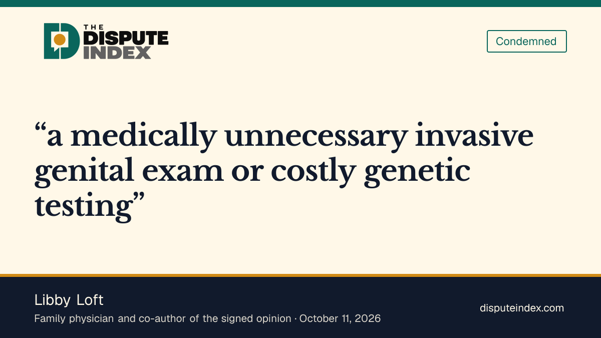 Quote card: Libby Loft, Libby Loft and Luis Manriquez oppose I-638's medical-verification requirement