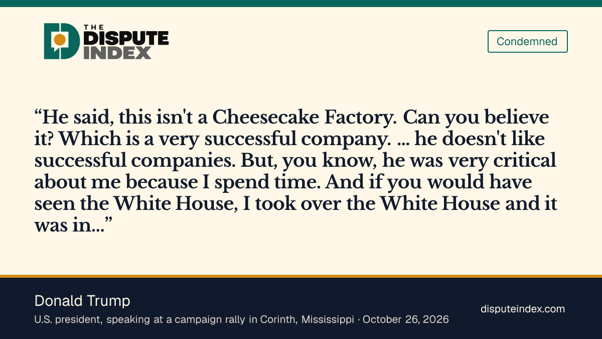 Quote card: Donald Trump, Trump says Obama doesn't like successful companies