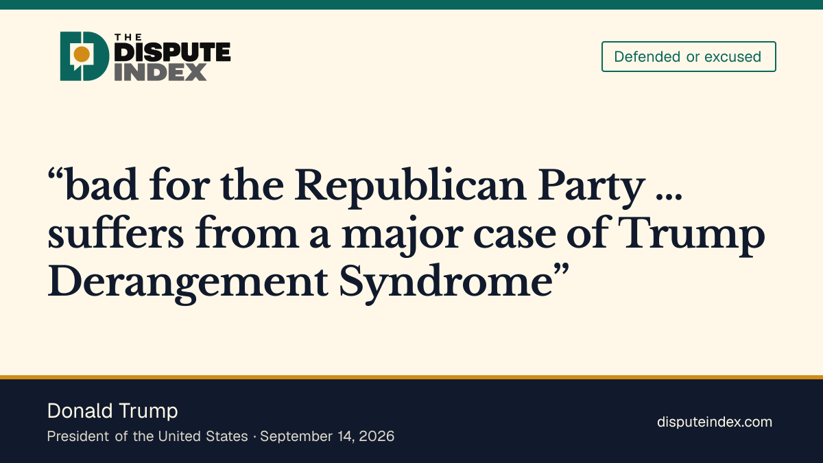 Quote card: Donald Trump, Trump attacks Rove over his criticism of French